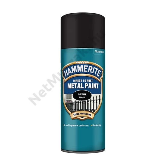 Hammerite Spray Selyemfényű fekete 400ml