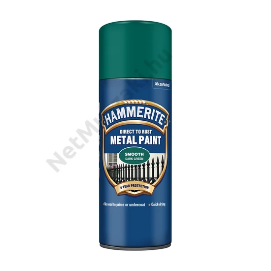 Hammerite Spray Fényes sötétzöld 400ml