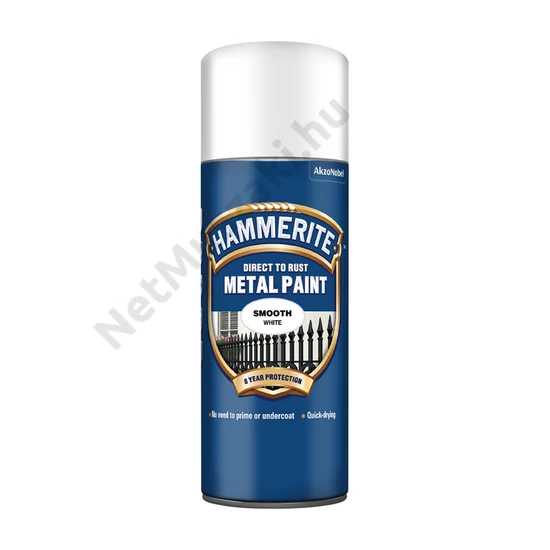Hammerite Spray Fényes fehér 400ml