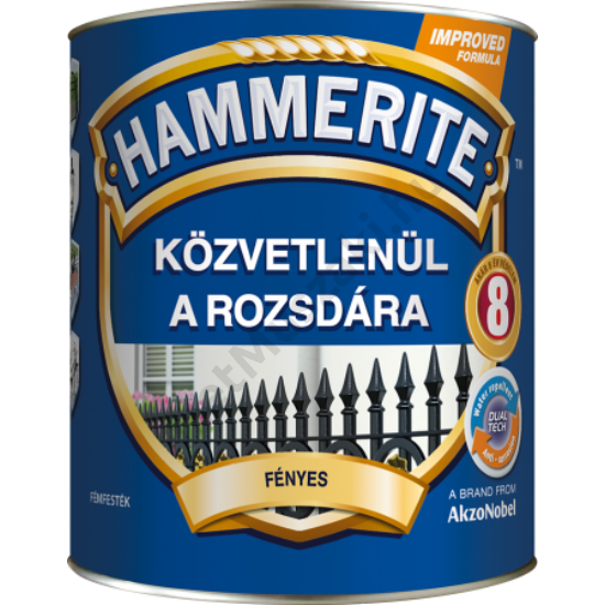 Hammerite Fényes Fekete 0,75l
