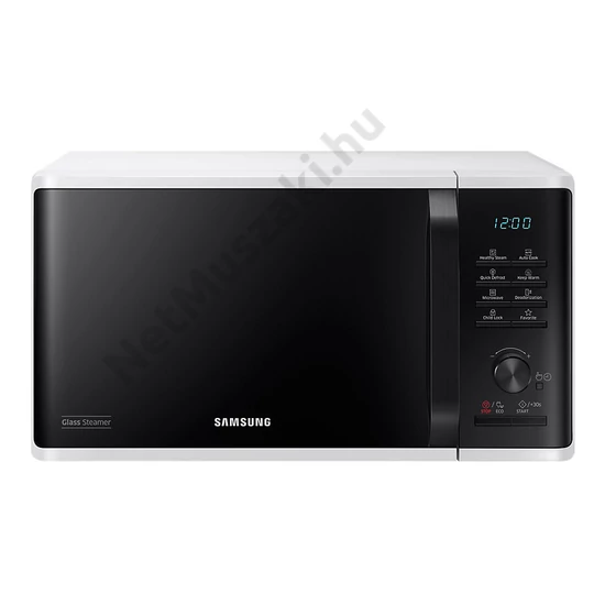 Samsung MS23K3555EW/EO Healthy Steam mikrohullámú sütő, fehér